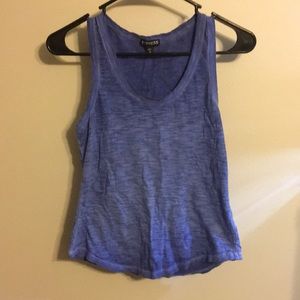 Express XS blue tank top